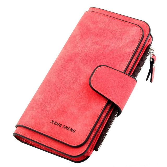 Female Purse Pu Leather Wallets Large