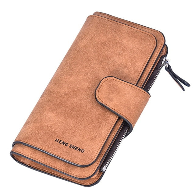 Female Purse Pu Leather Wallets Large