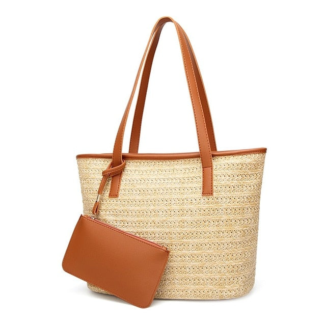Fashion Women Casual  Bag Straw Bags