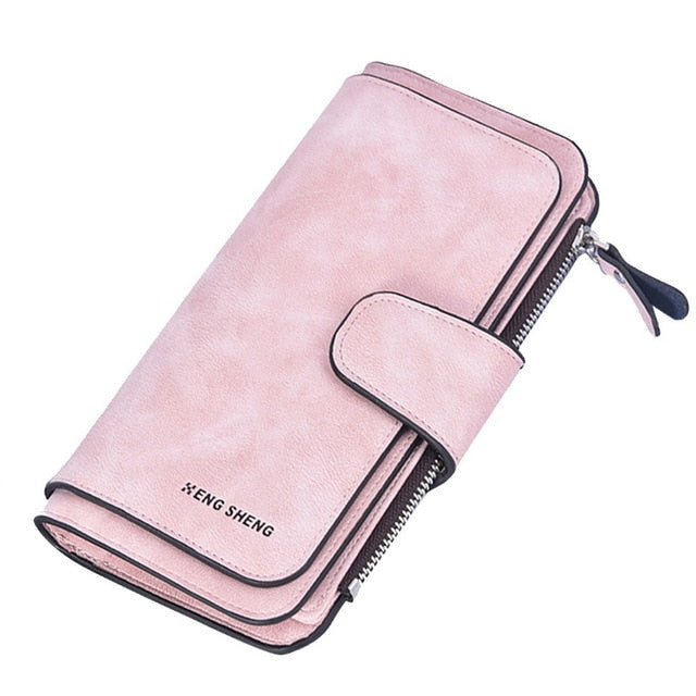 Female Purse Pu Leather Wallets Large