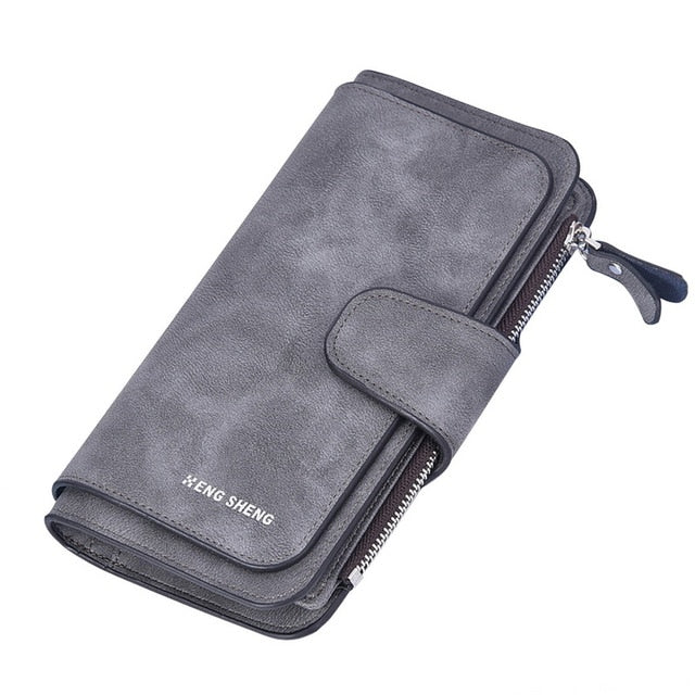 Female Purse Pu Leather Wallets Large