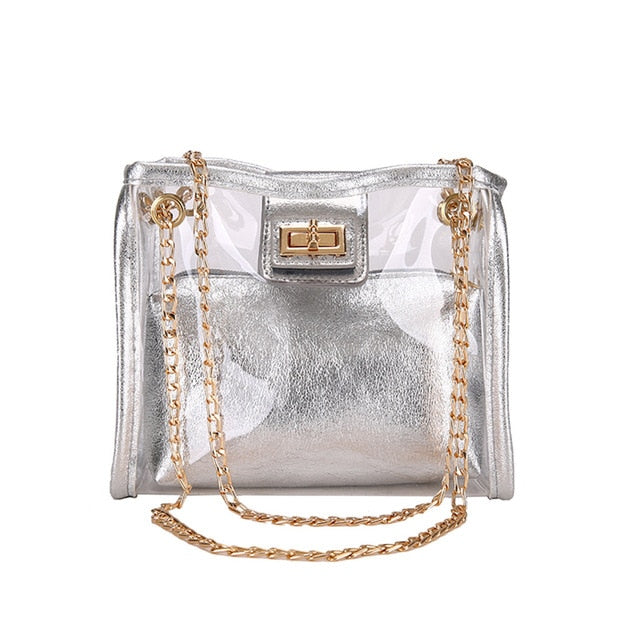 Crossbody Bags for Women Jelly Transparent Bag
