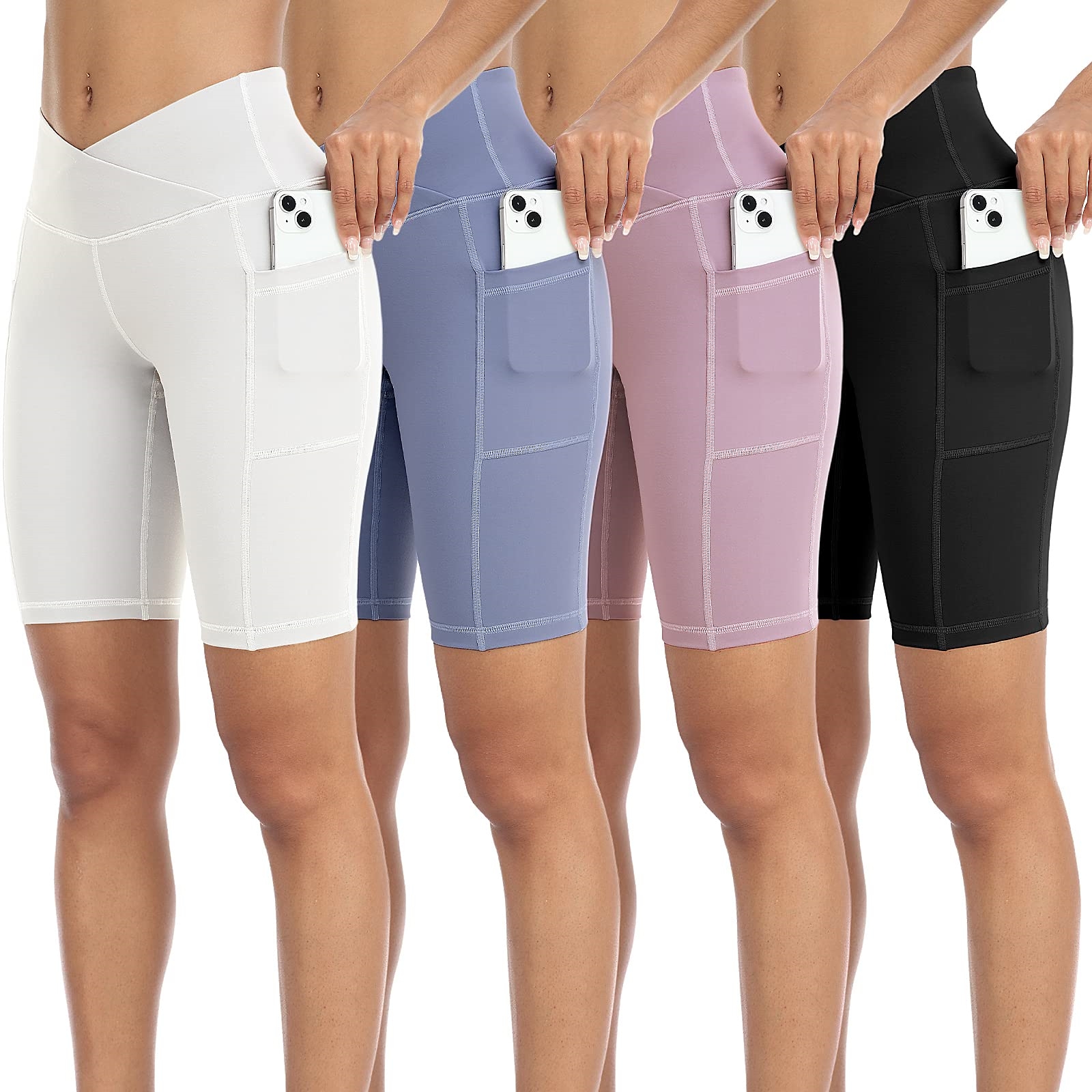 Yoga Shorts with Pockets