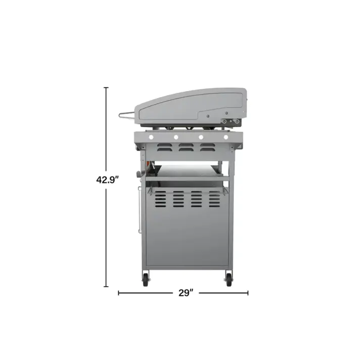 Blackstone ProSeries 4-Burner 36 Griddle Cooking Station with Hood