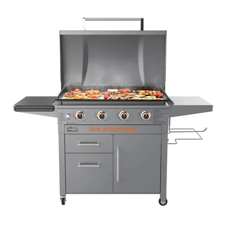 Blackstone ProSeries 4-Burner 36 Griddle Cooking Station with Hood