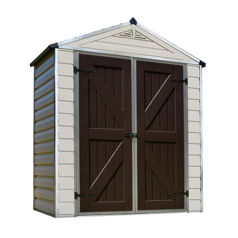 Skylight 6' wide x 3.5' deep plastic storage shed