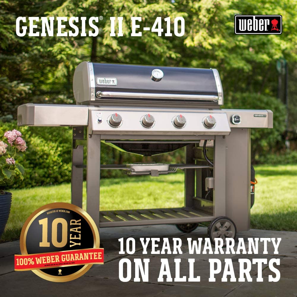 Weber 67011001 Genesis II E-410 Natural Gas Grill, Black