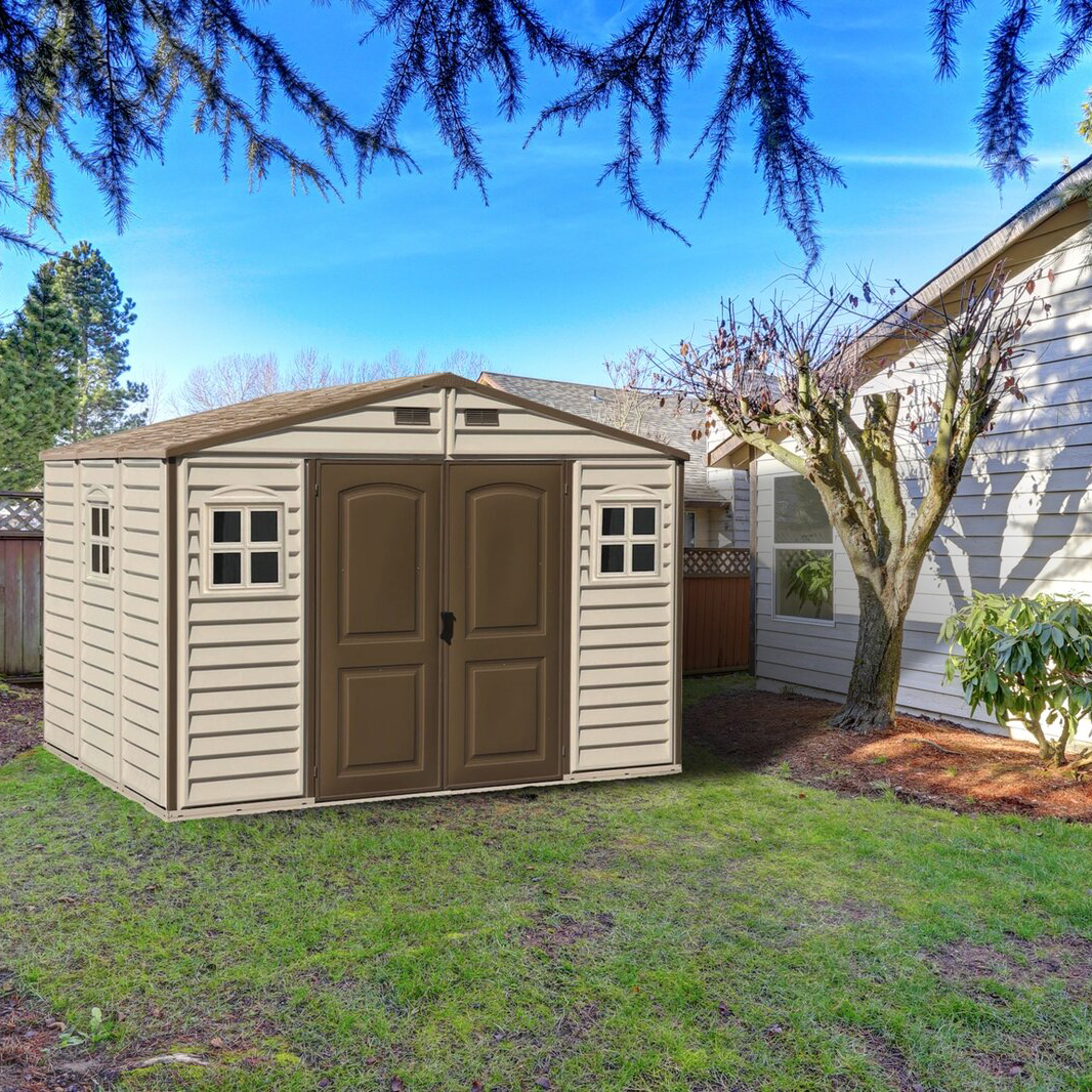 Geräteschuppen Woodside aus Kunststoff