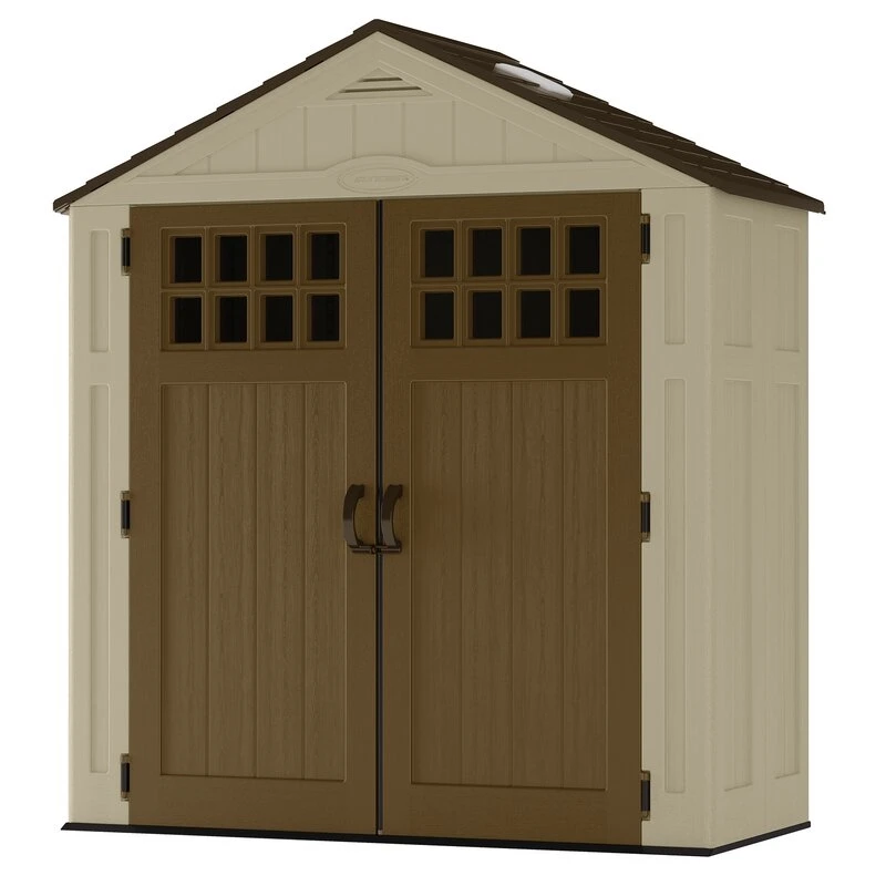 Everett Outdoor 6'W x 3'D Plastic Storage Shed