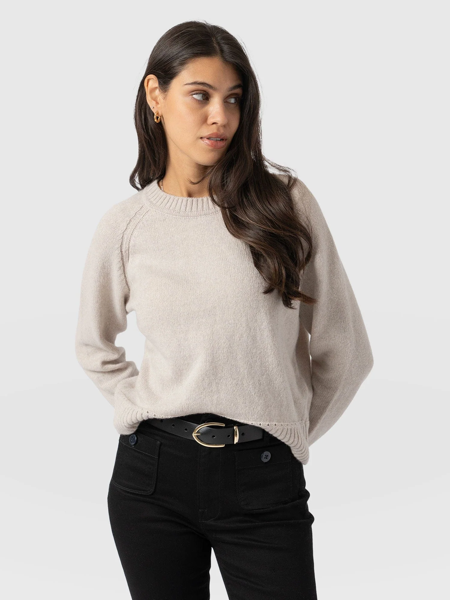 Cambridge Cashmere Sweater - Cream