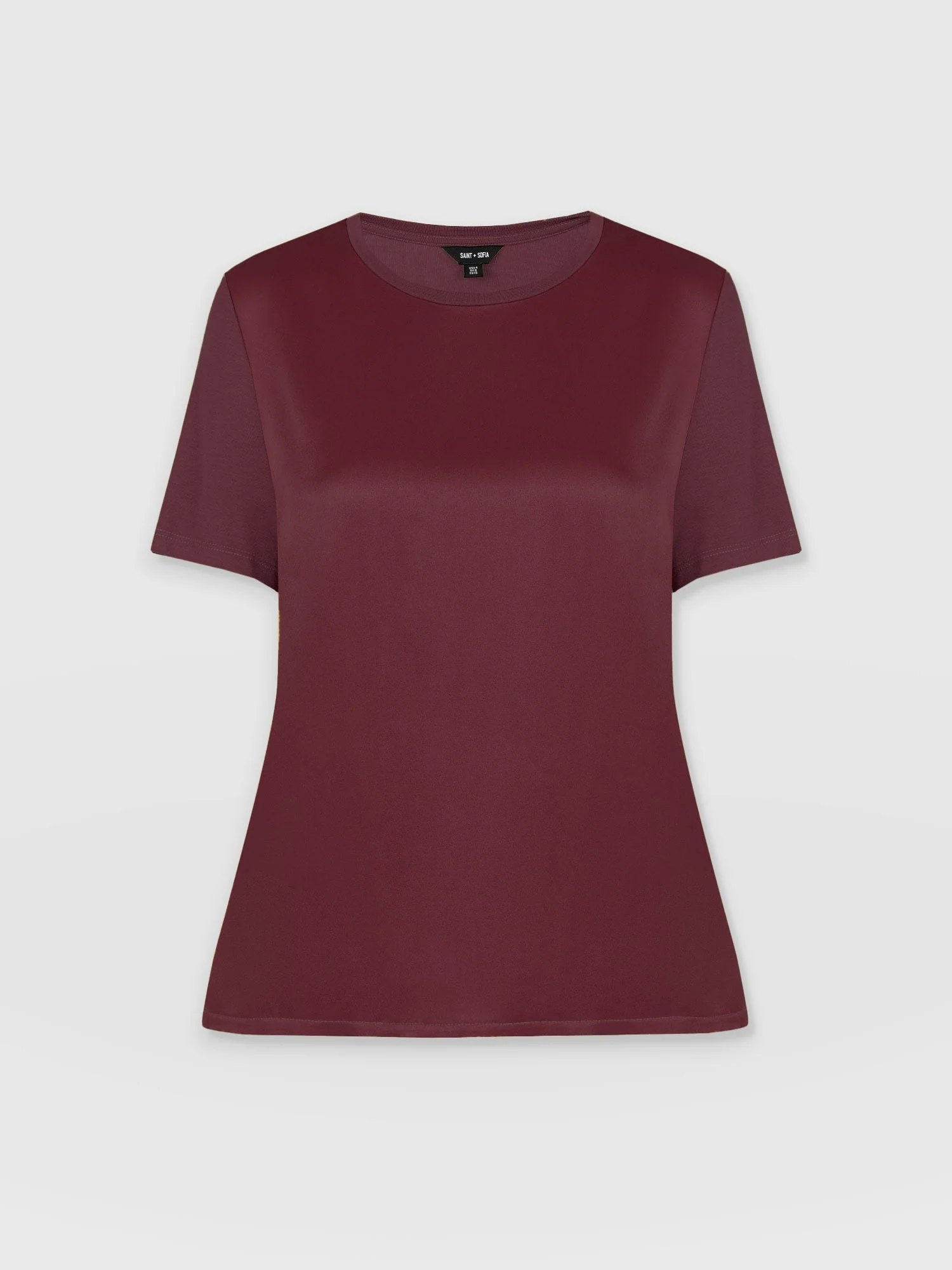 Rayner Contrast Tee - Maroon