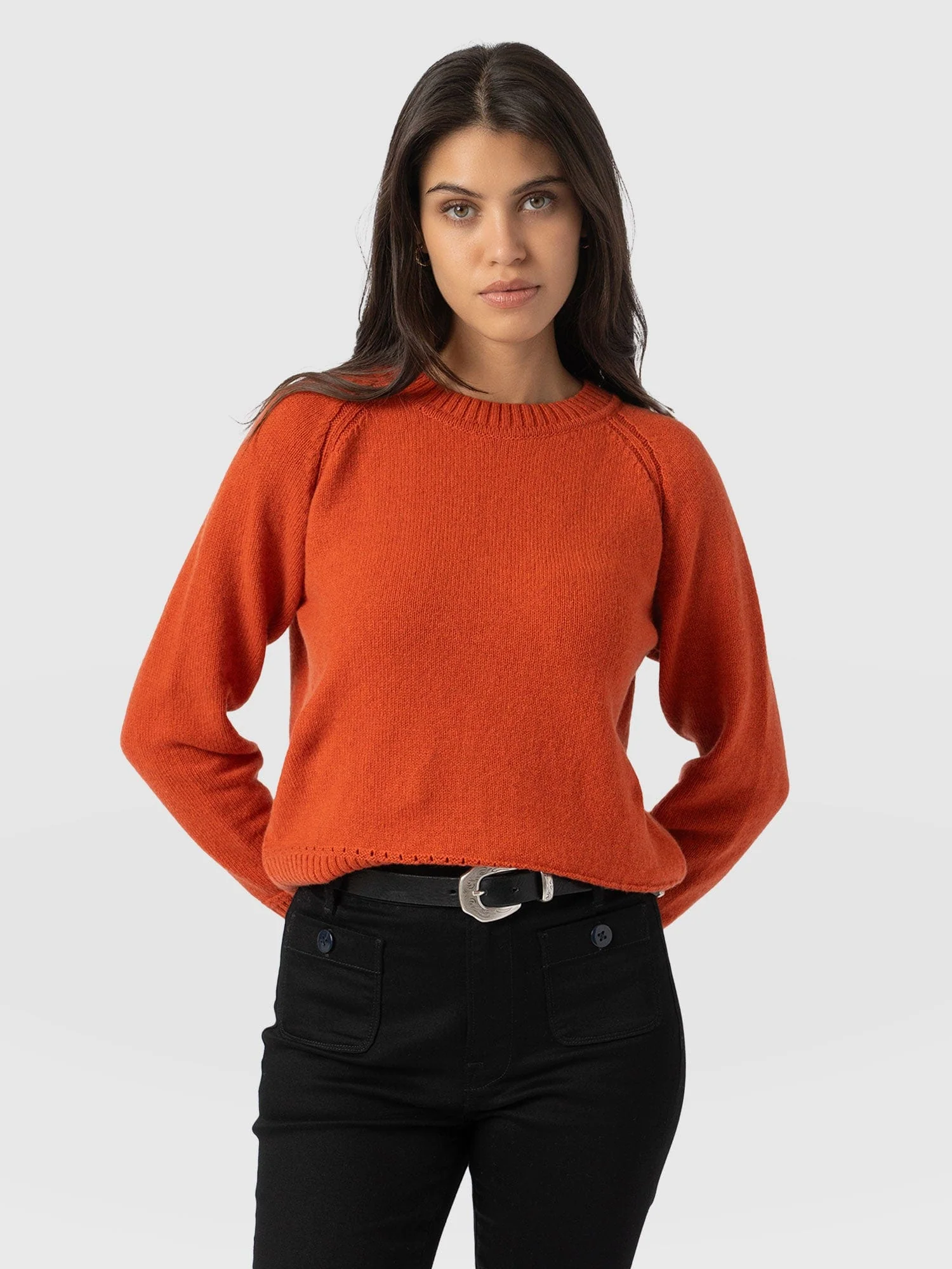 Cambridge Cashmere Sweater - Orange