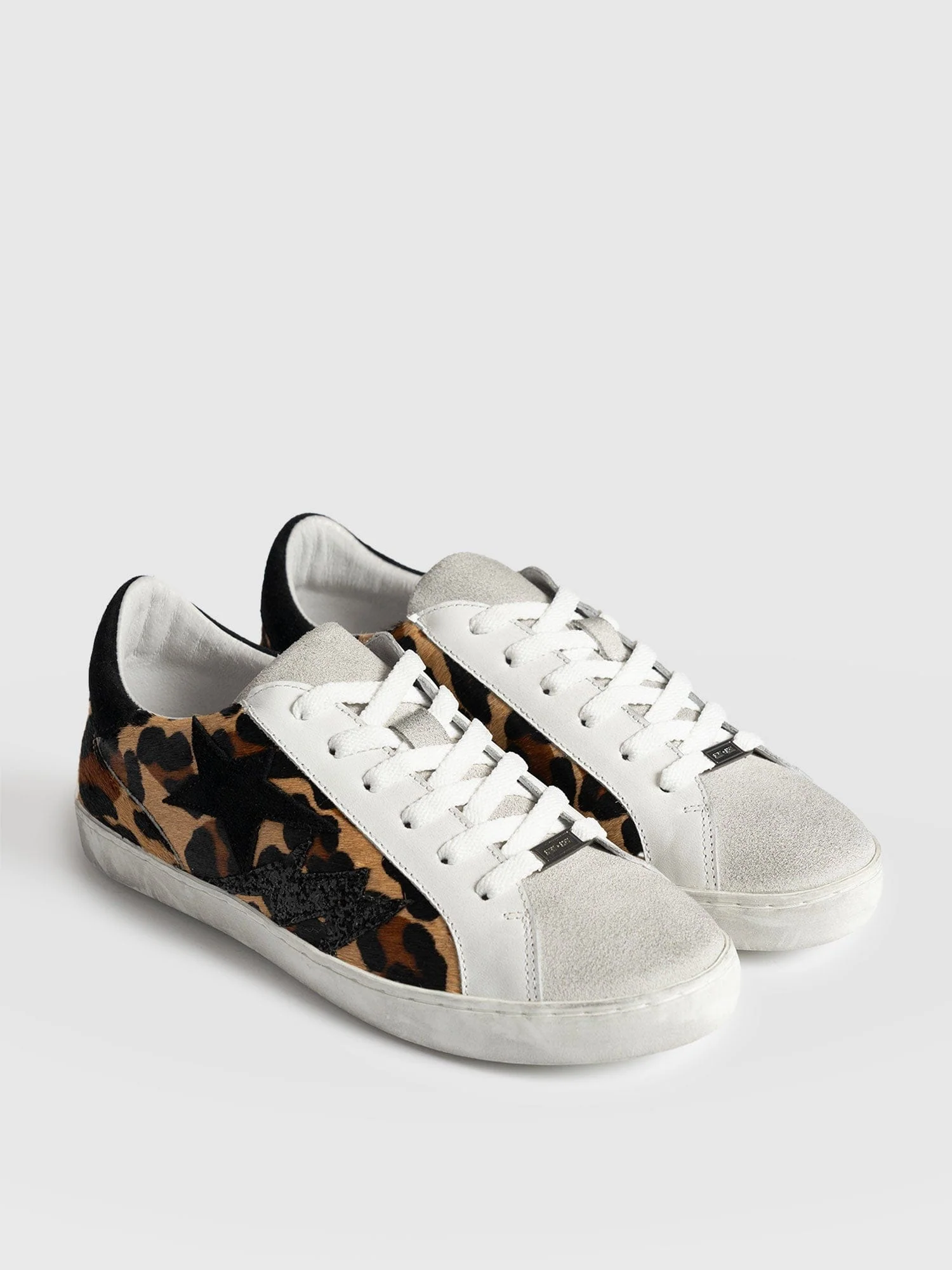 Spitalfields Sneaker - Leopard/ Star