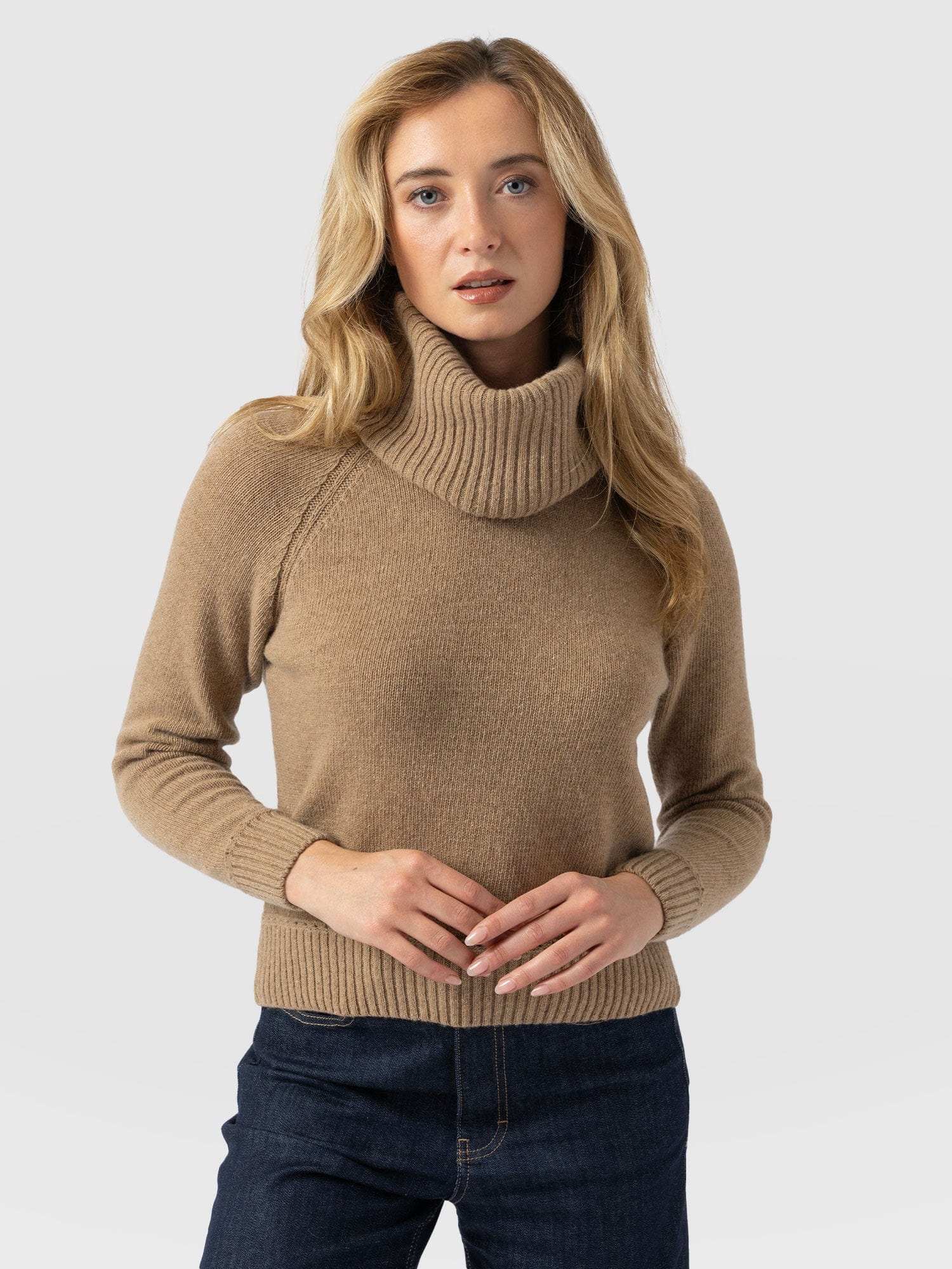 Cambridge Cashmere Jumper - Beige Melange