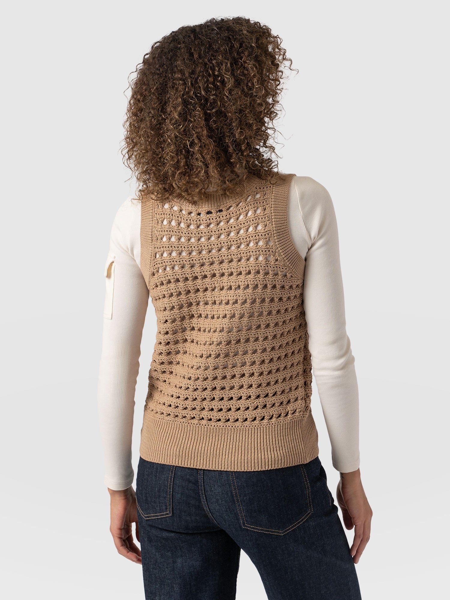 Adler Sleeveless Knit - Camel