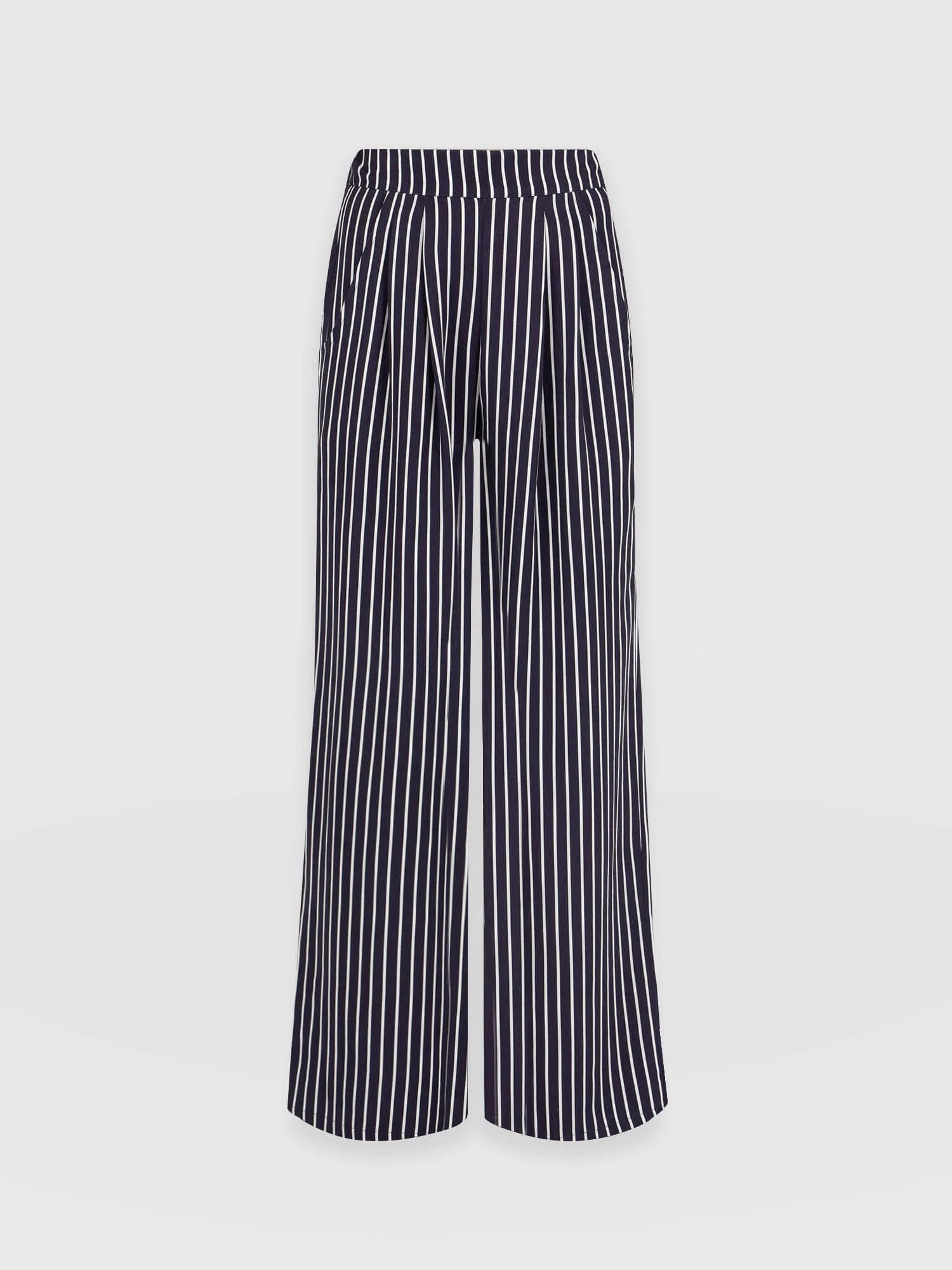 Sloane Pant - Navy Stripe