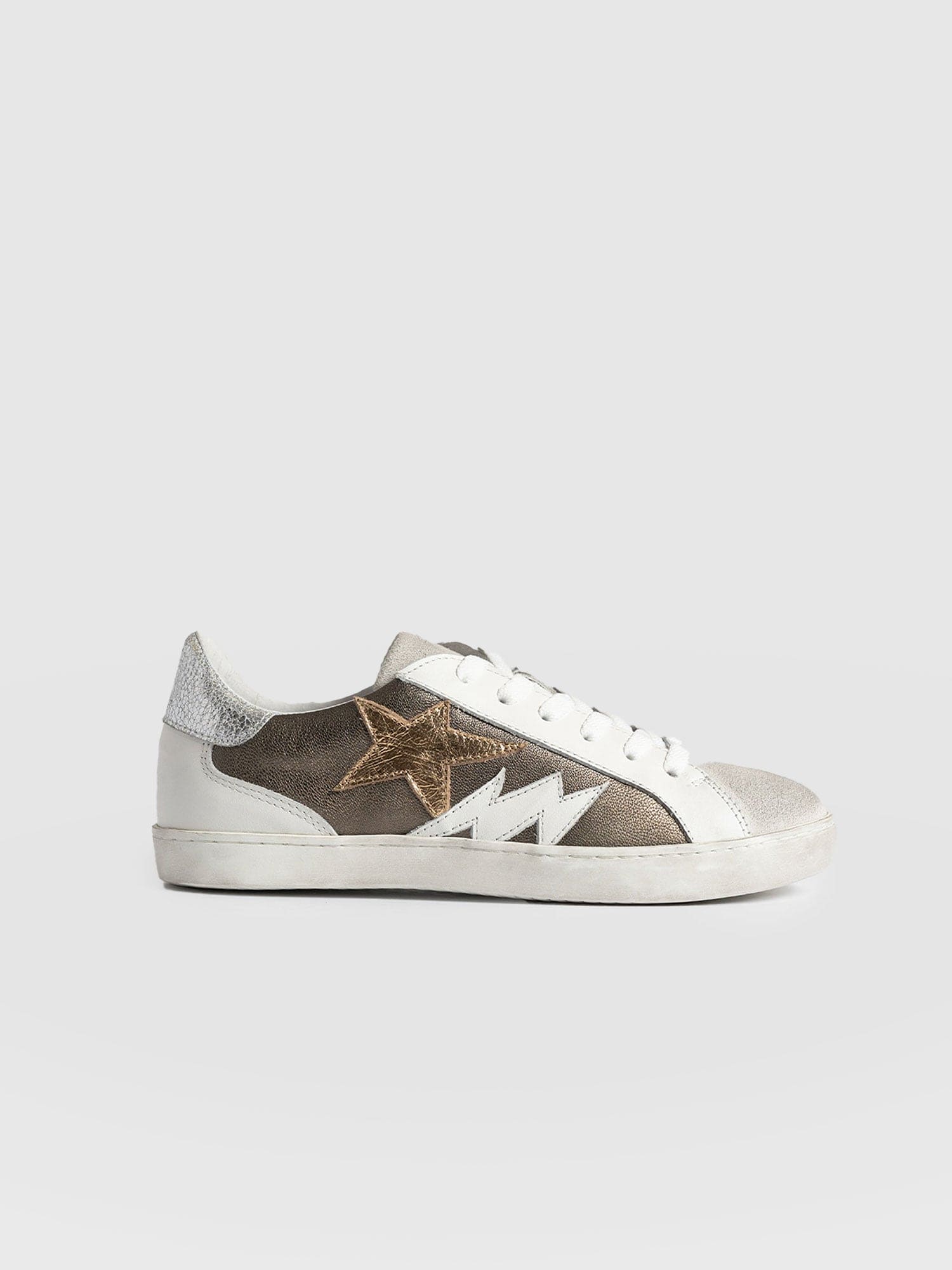 Spitalfields Sneaker - Metallic Gold