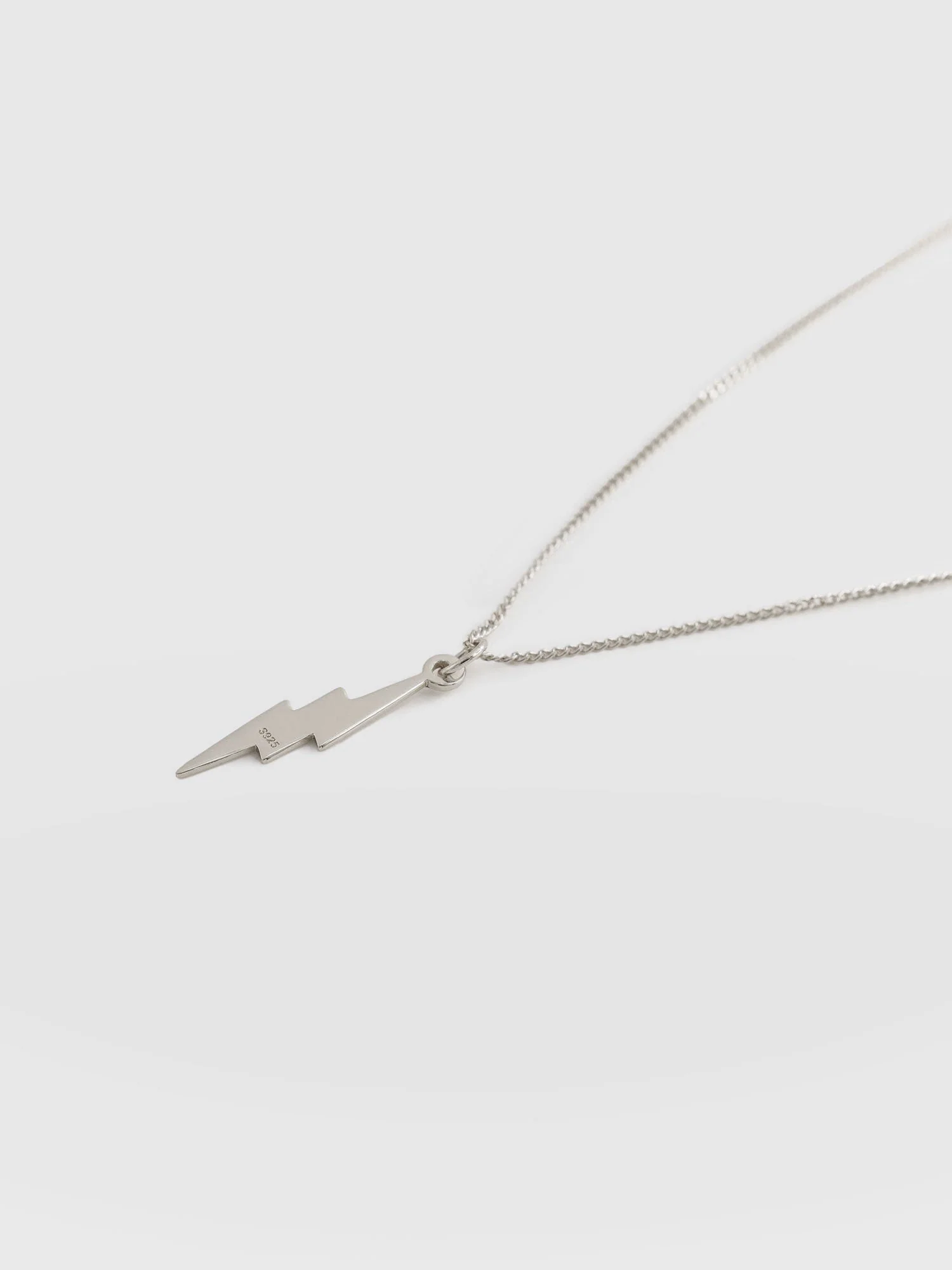 Lightning Necklace - Silver