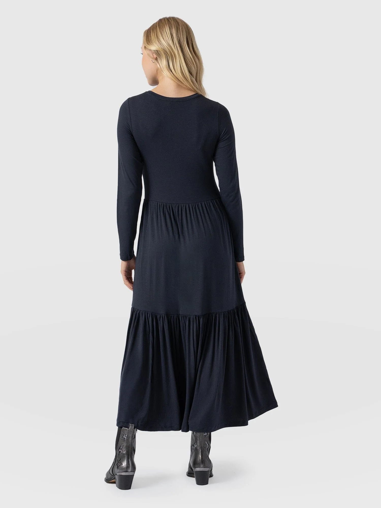 Greenwich Dress Long Sleeve - Navy