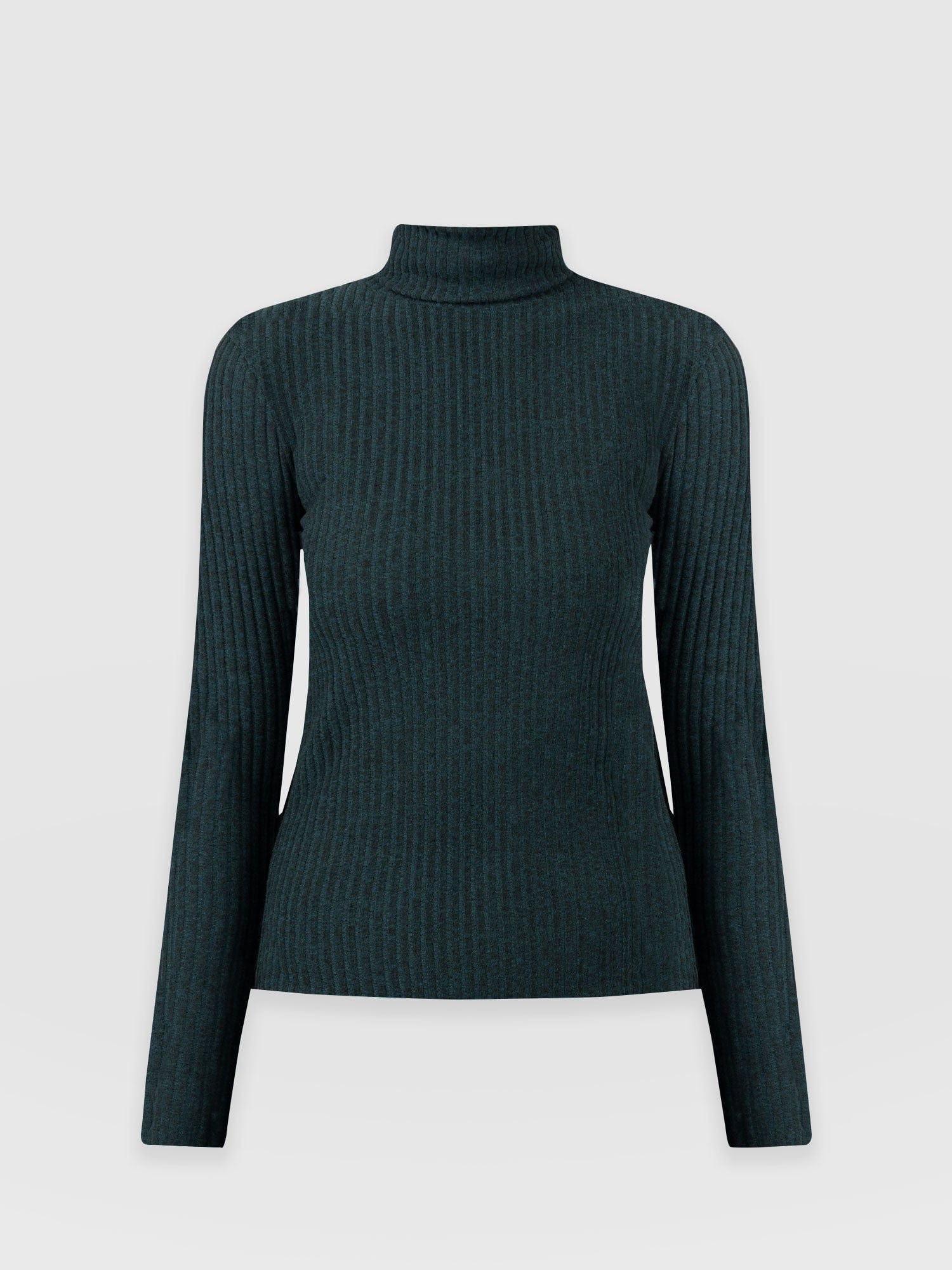 Tempest Turtle Neck Top - Green