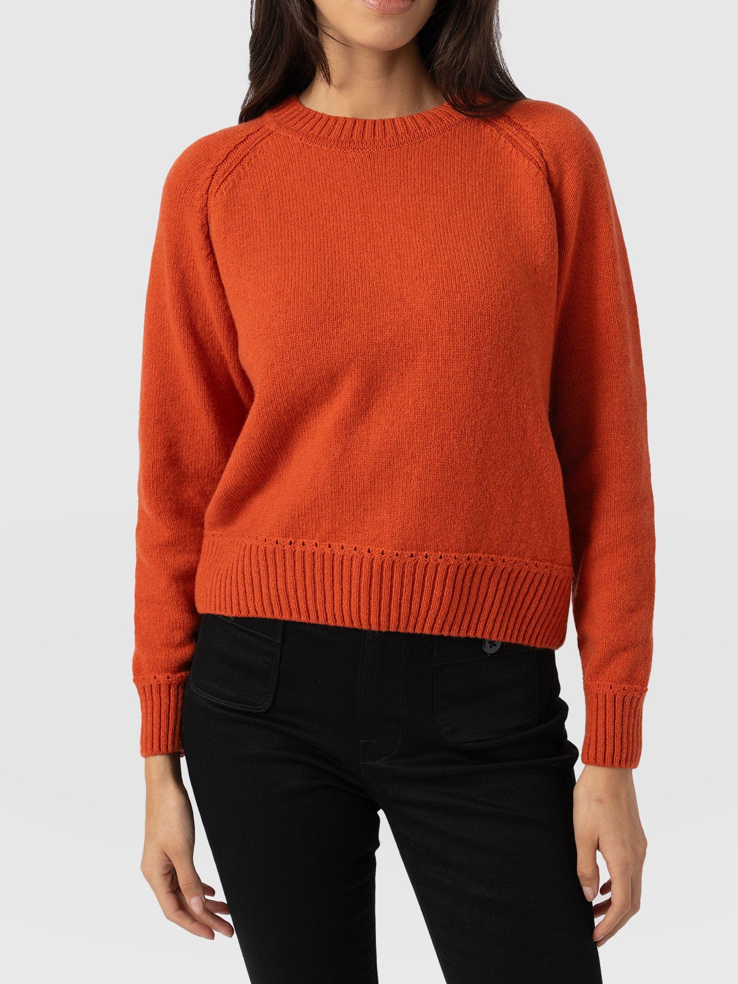 Cambridge Cashmere Sweater - Orange