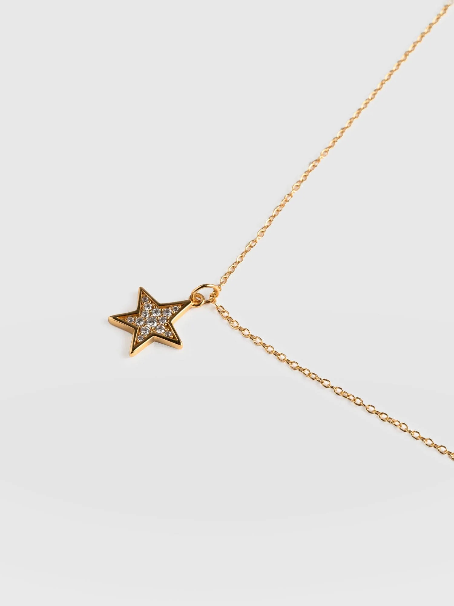 Astral Star Necklace - Gold