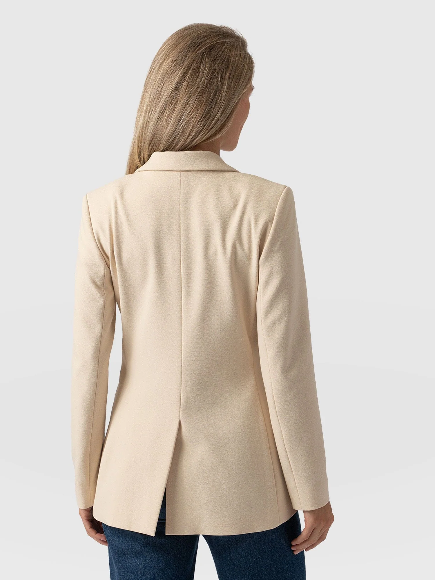 Cambridge Blazer Crepe - Beige