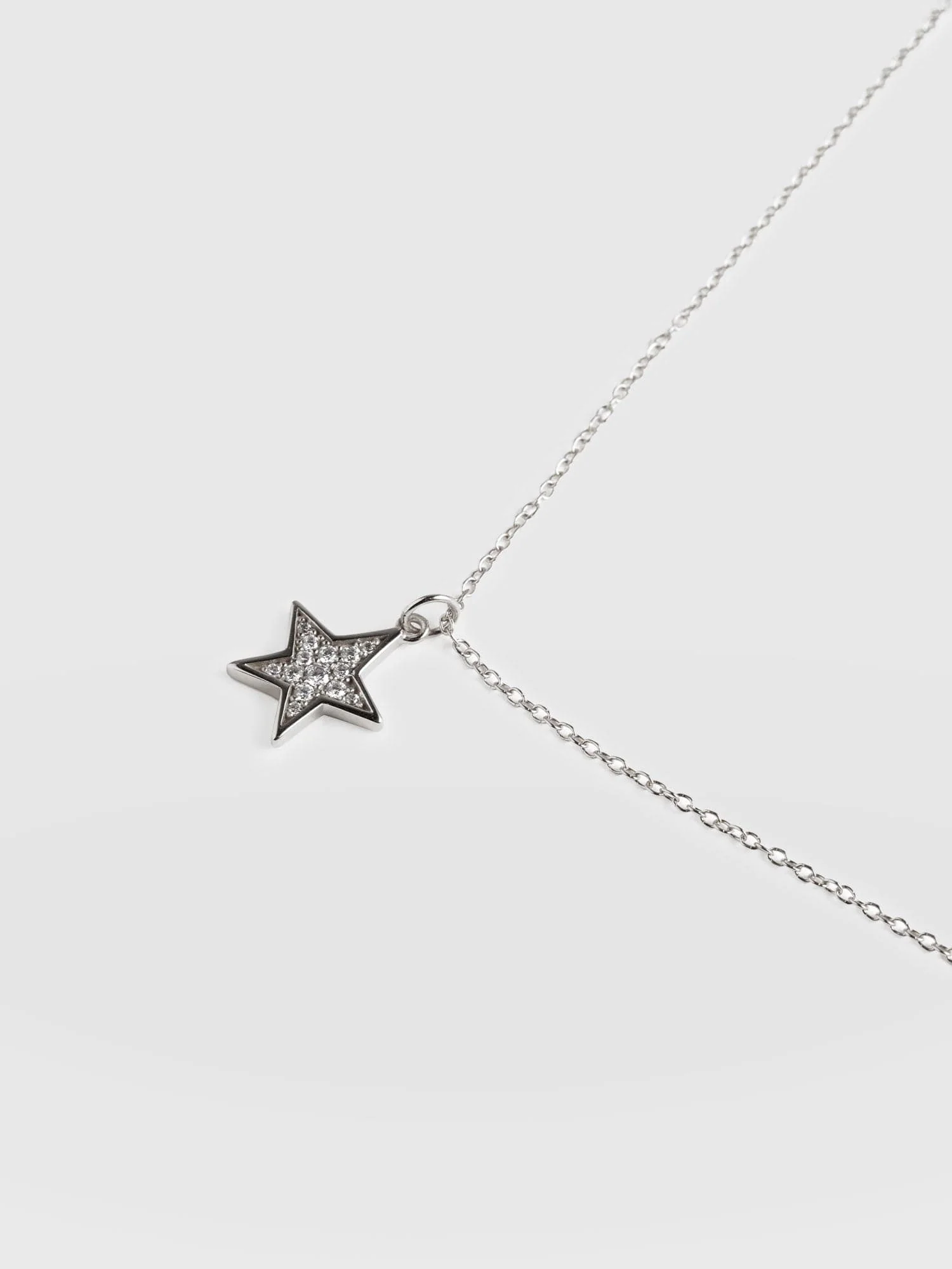 Astral Star Necklace - Silver
