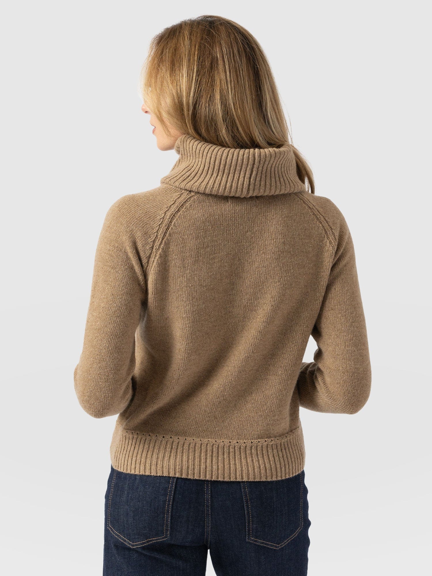 Cambridge Cashmere Jumper - Beige Melange