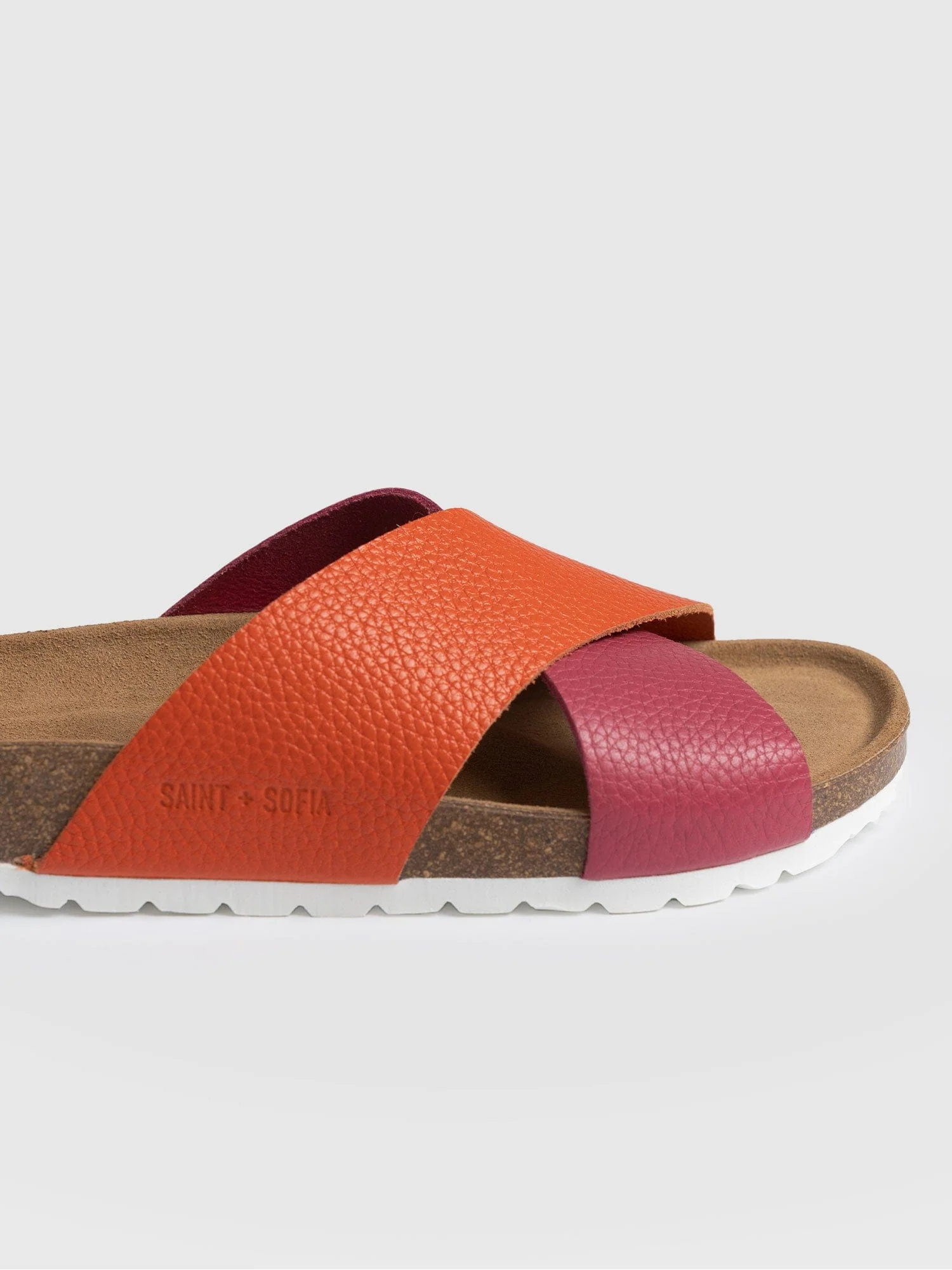 Cross Over Slides - Orange & Pink