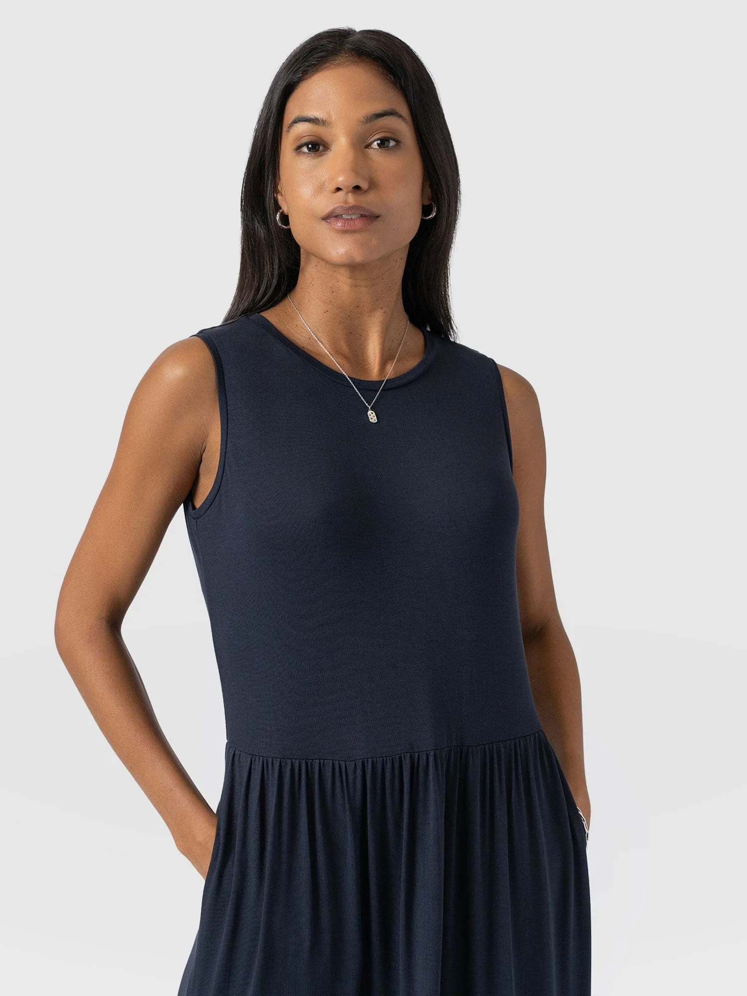 Greenwich Dress - Navy