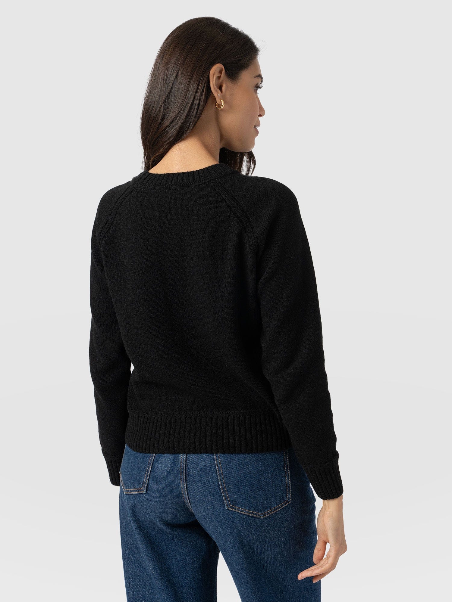 Cambridge Cashmere Sweater - Black