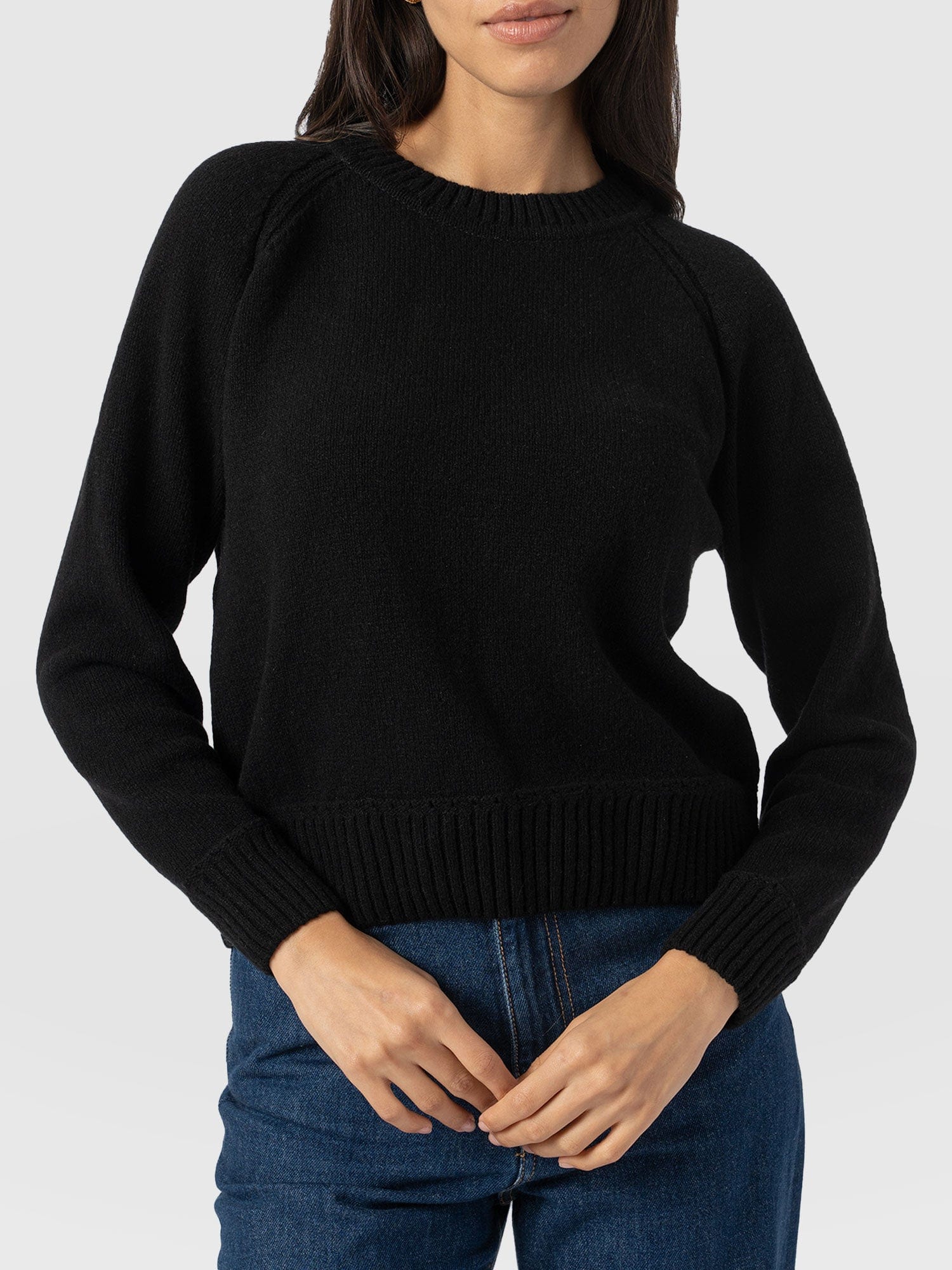 Cambridge Cashmere Sweater - Black