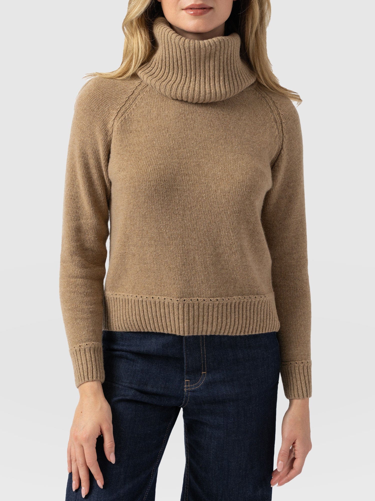 Cambridge Cashmere Jumper - Beige Melange