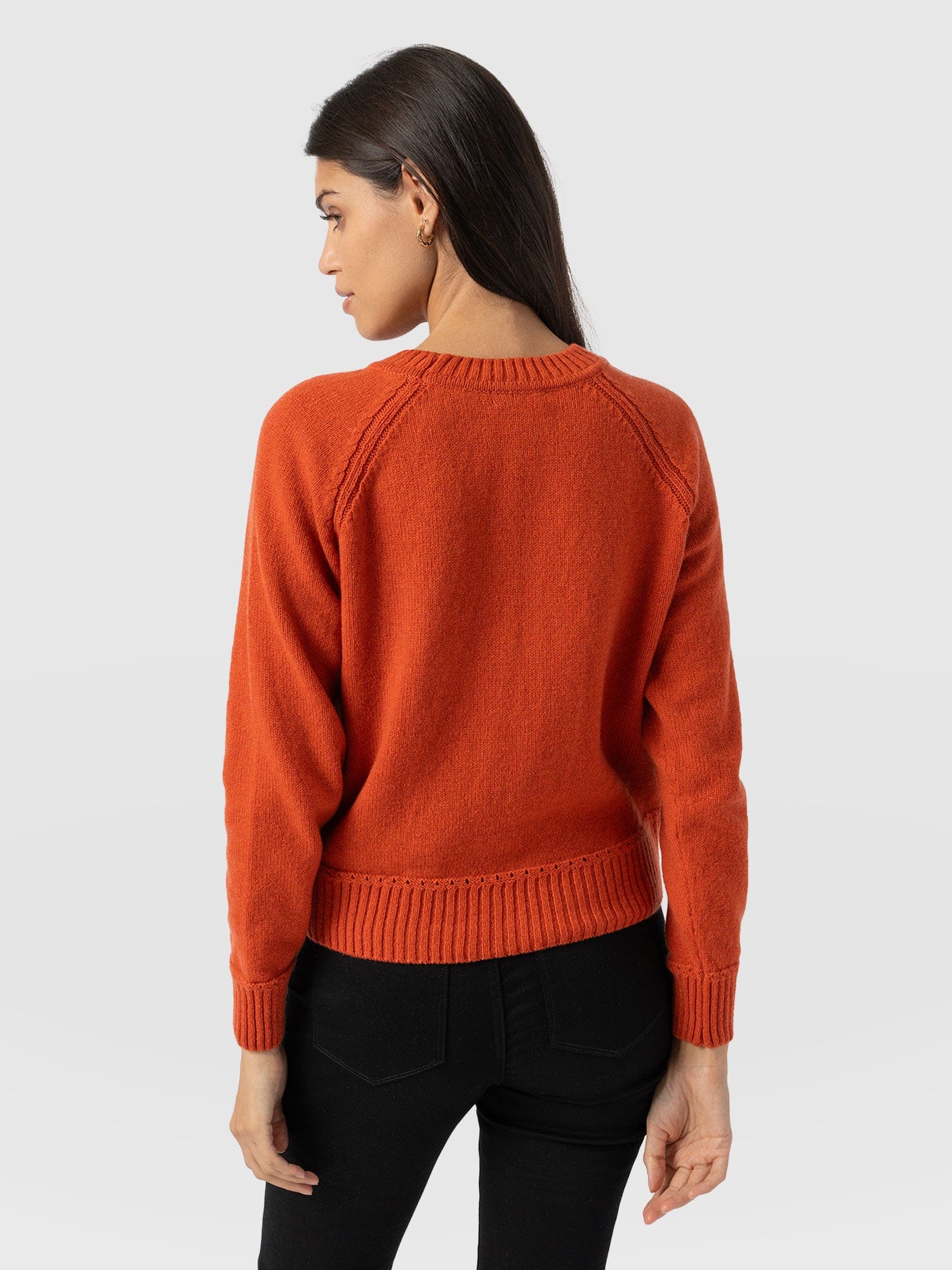 Cambridge Cashmere Sweater - Orange