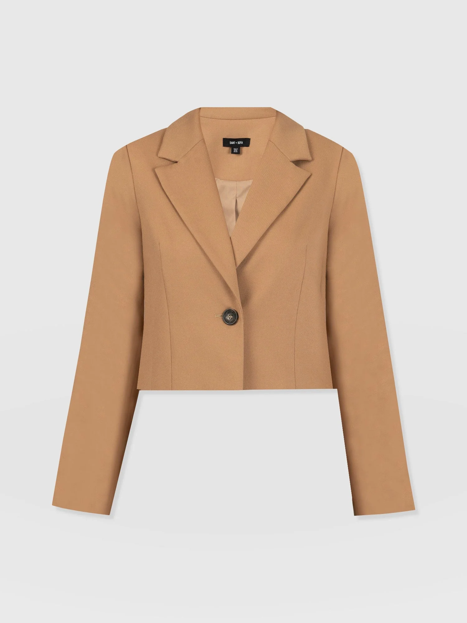 Astrid Crop Blazer - Camel