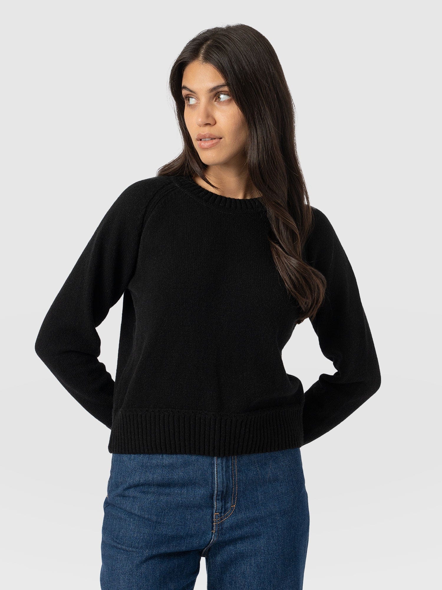 Cambridge Cashmere Sweater - Black