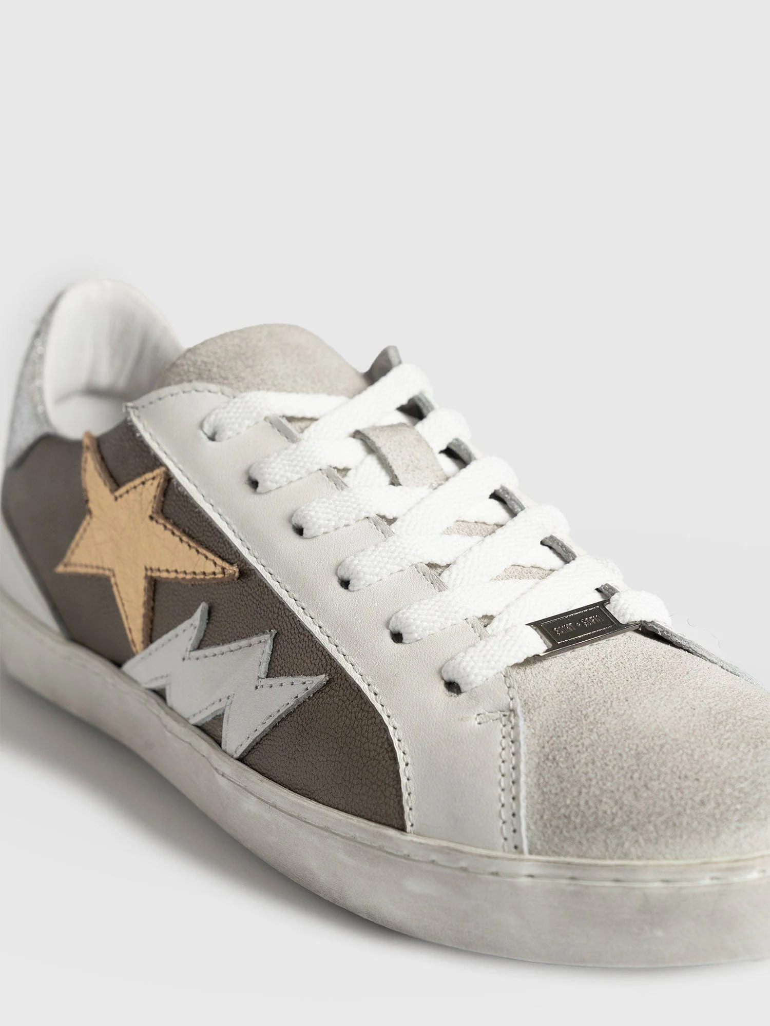 Spitalfields Sneaker - Metallic Gold