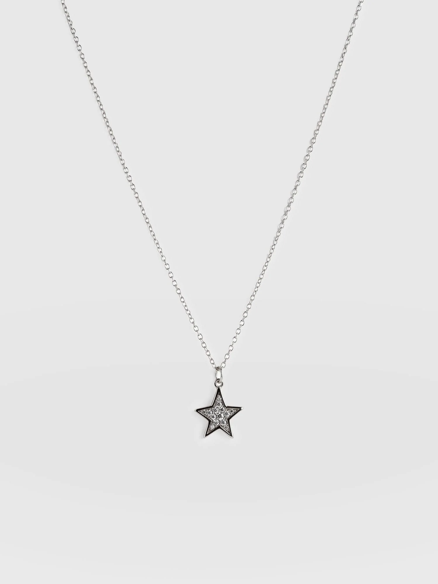 Astral Star Necklace - Silver