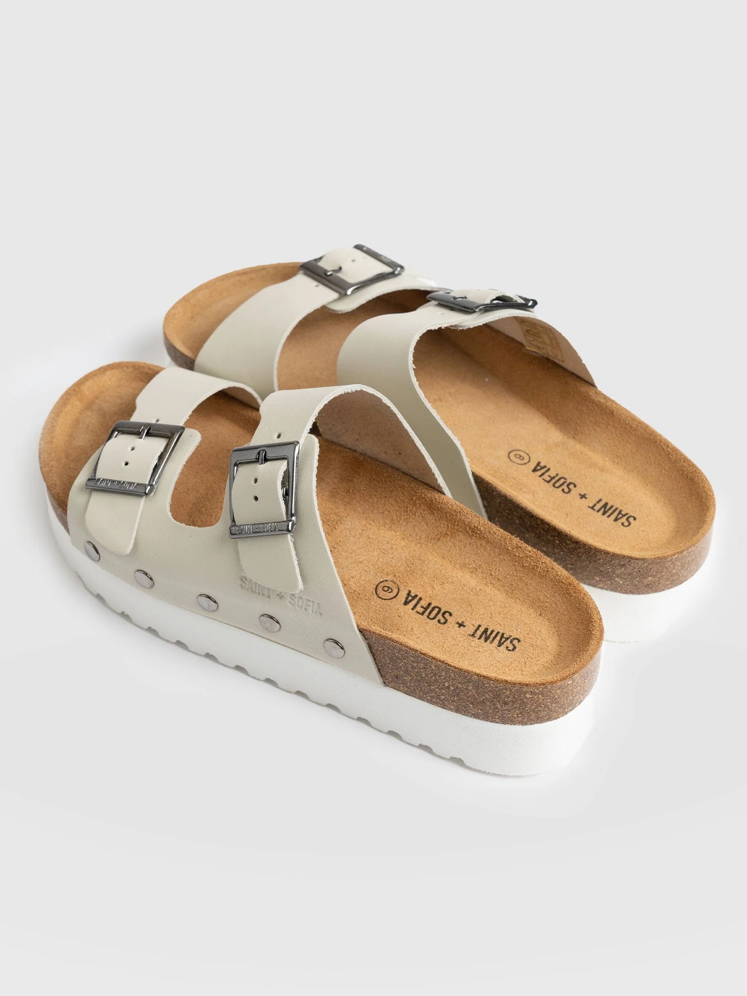 Sutton Slide - Cream Studded