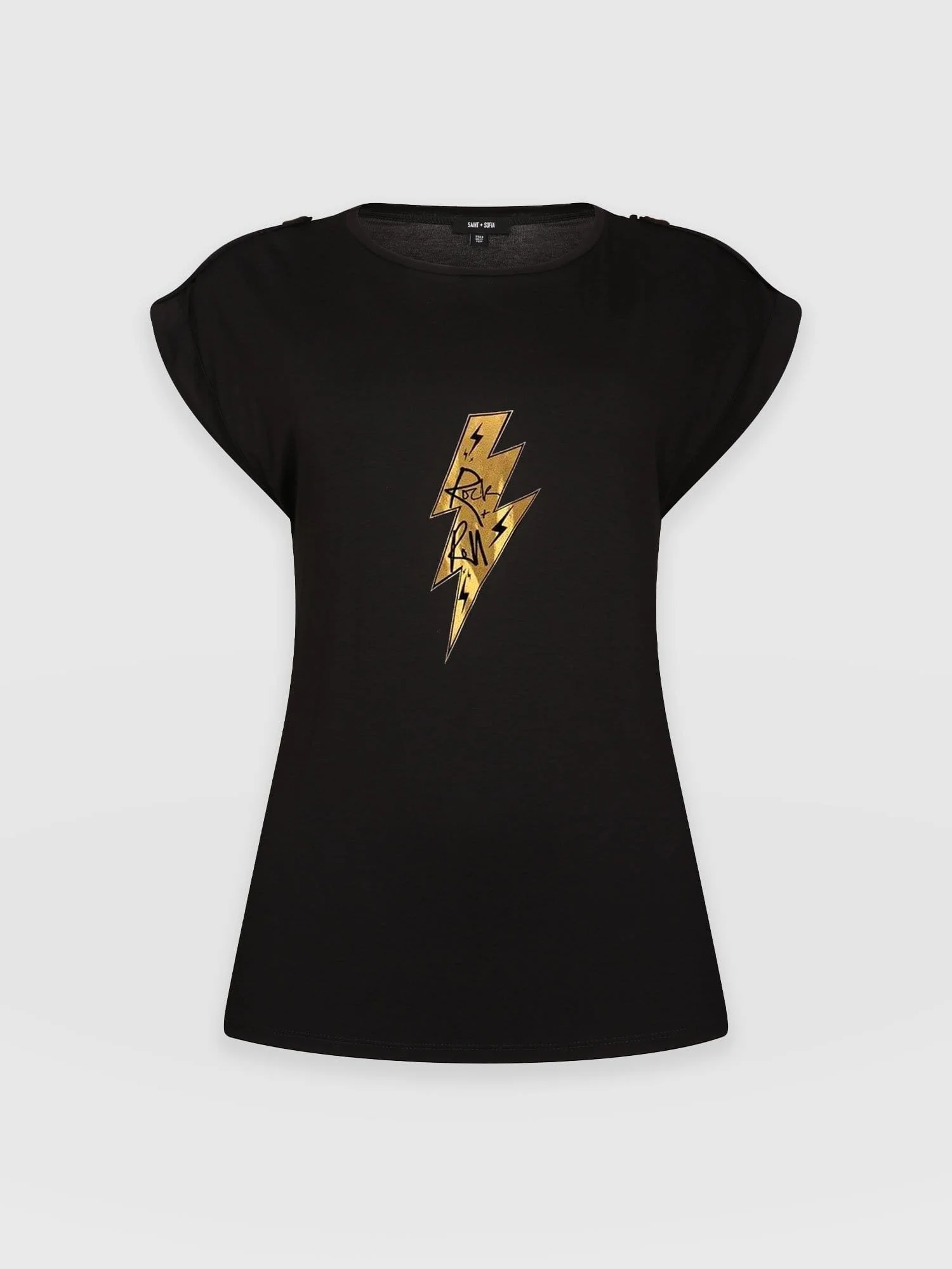 Turn Up Tee - Black Rock N Roll