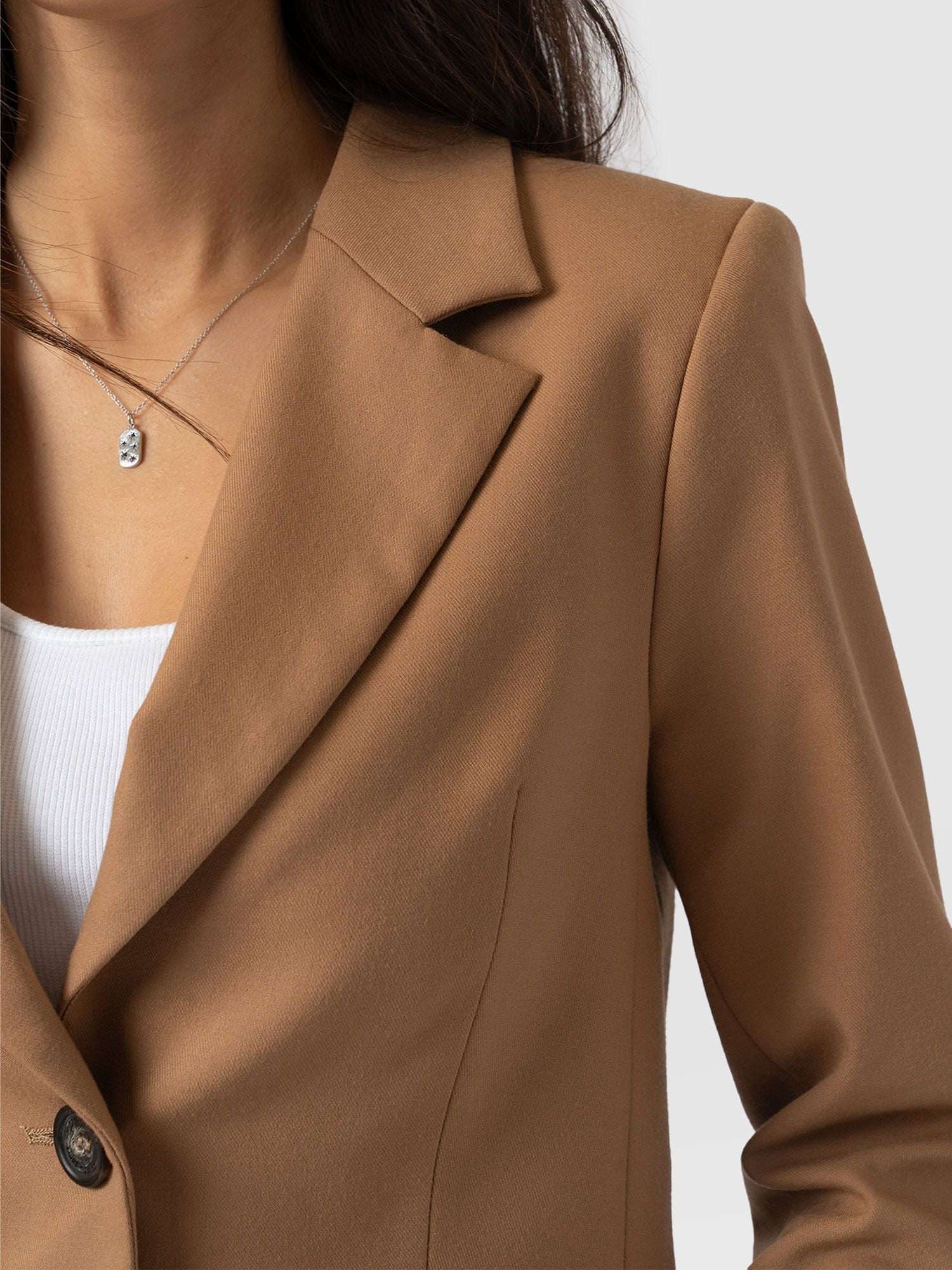 Astrid Crop Blazer - Camel