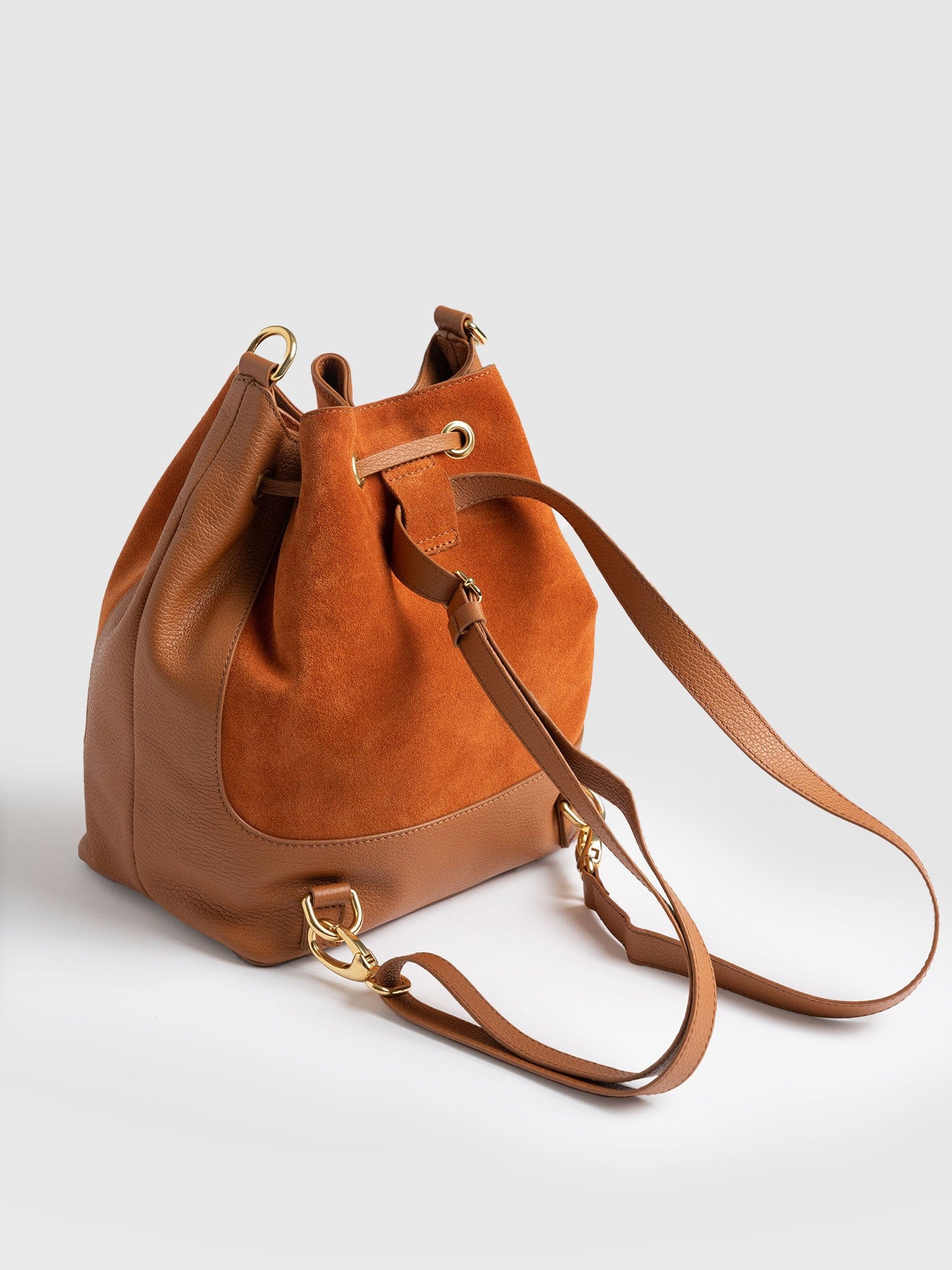 Brompton Bucket Bag - Brown Pebble