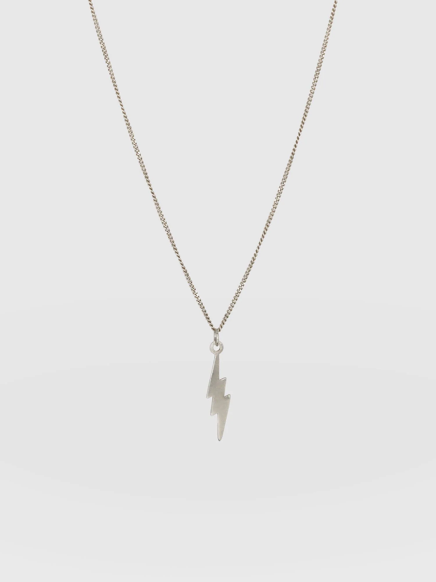 Lightning Necklace - Silver