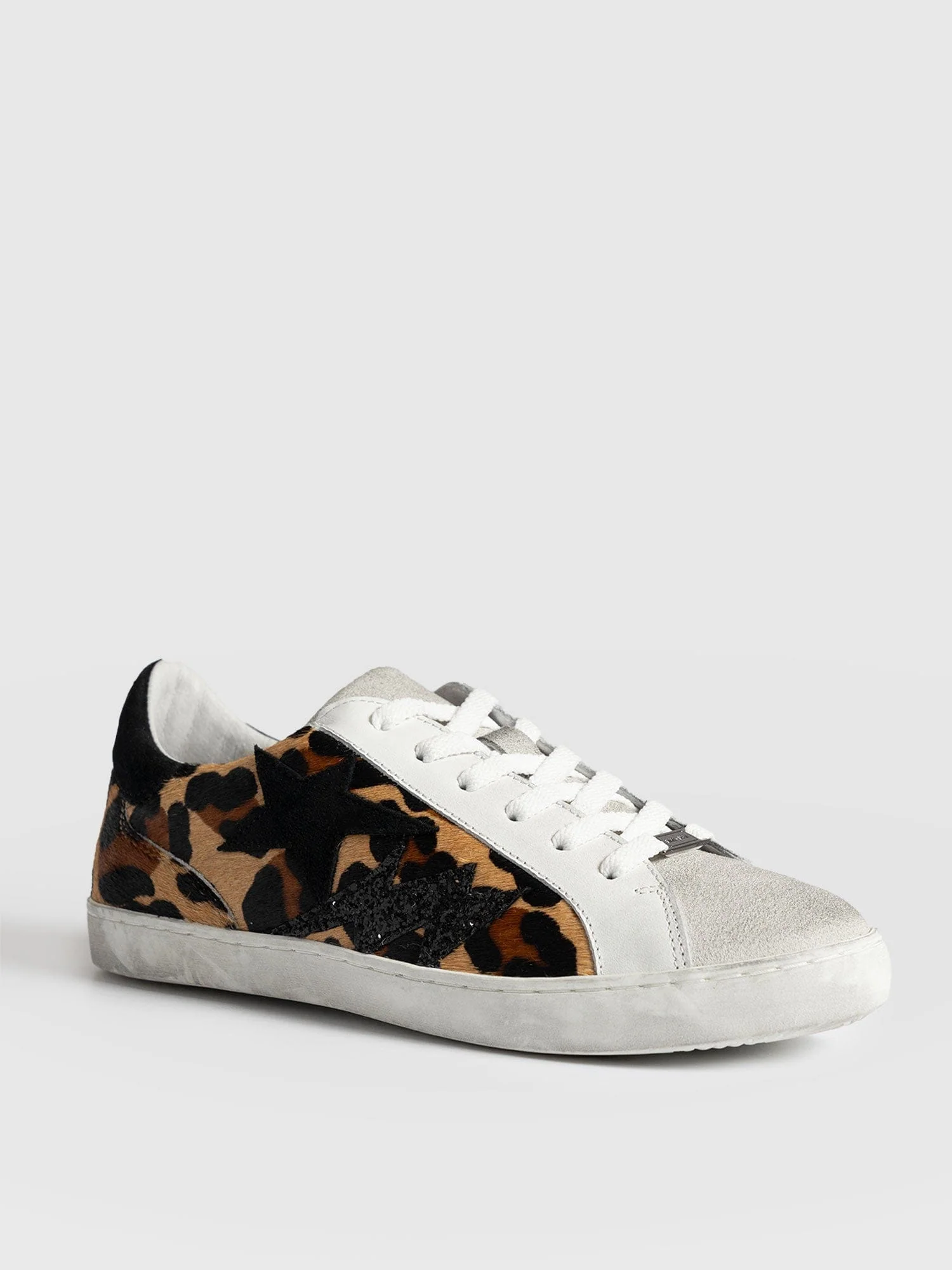 Spitalfields Sneaker - Leopard/ Star