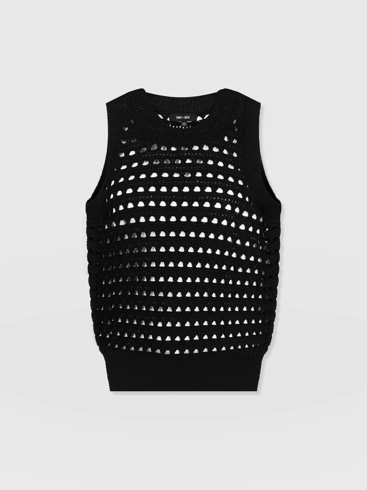 Adler Sleeveless Knit - Black