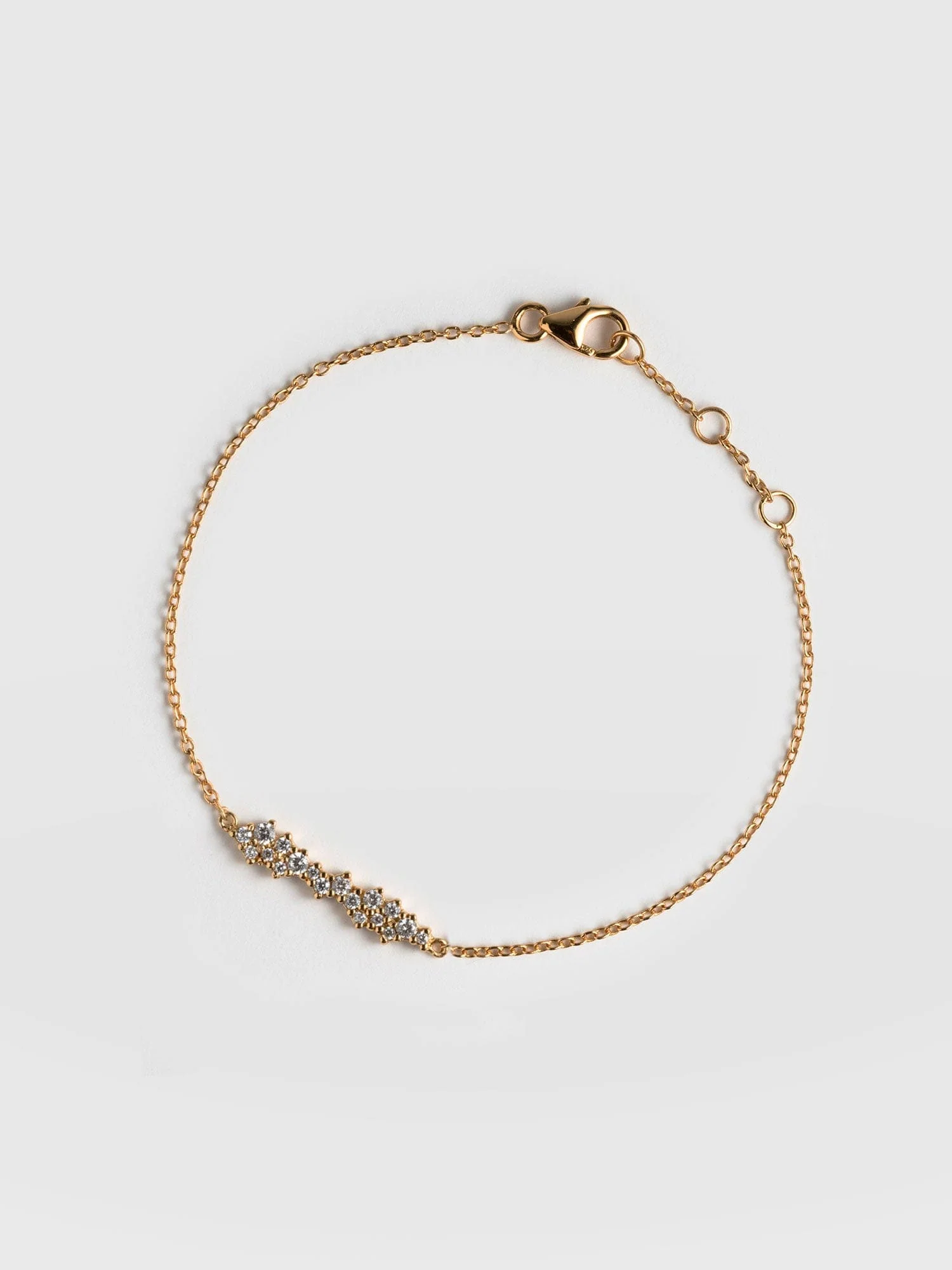 Constellation Cluster Bar Bracelet - Gold