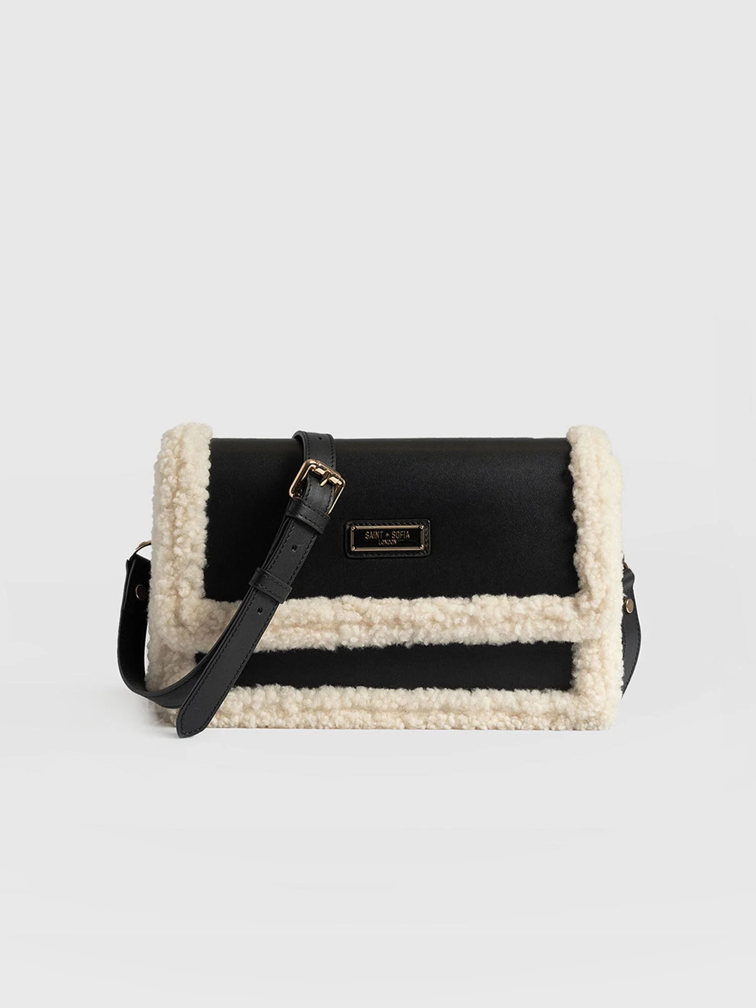 Rylee Cross Body Bag - Black/Ecru