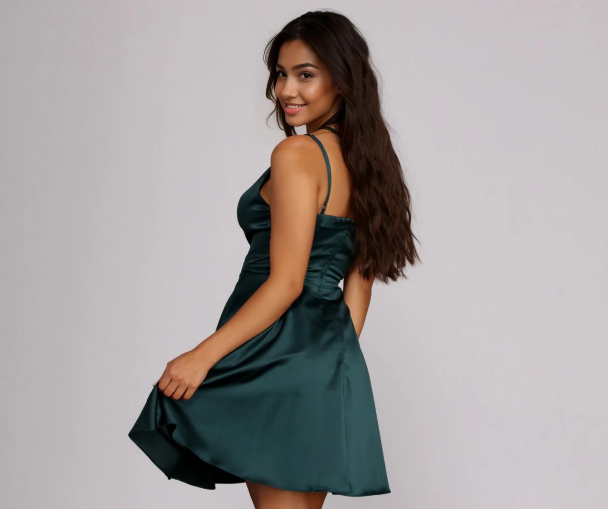 Satin Party Dress