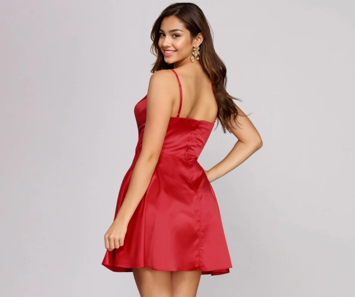 Satin Party Dress